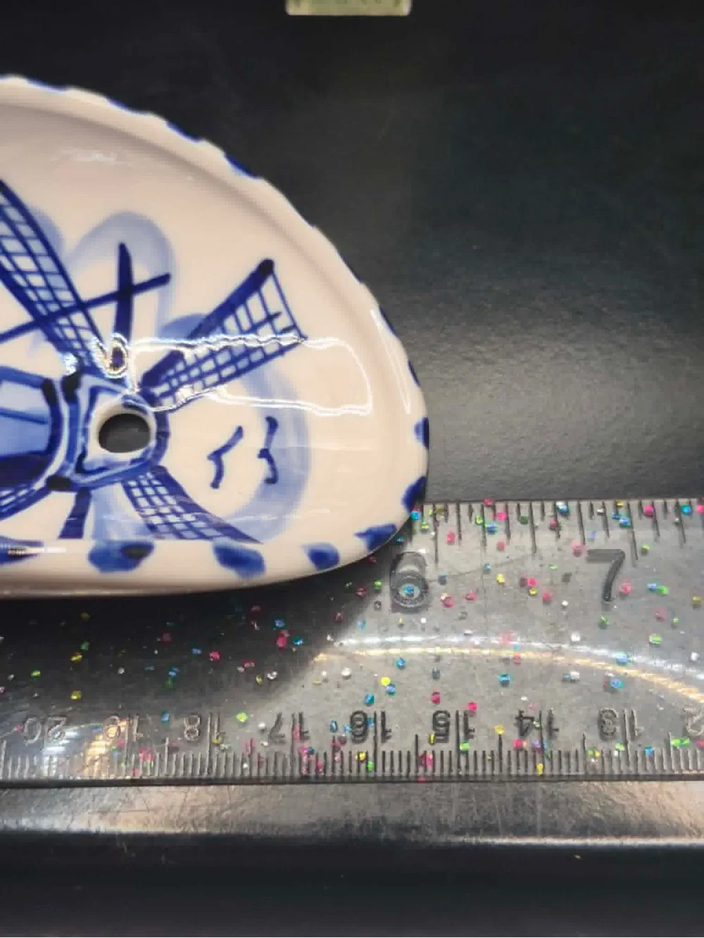Vintage Genuine Delft Lot Candle Holders with Windmills - Blue & White Pottery